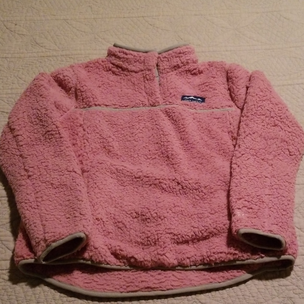 NWOT Lauren James pink girls L pullover